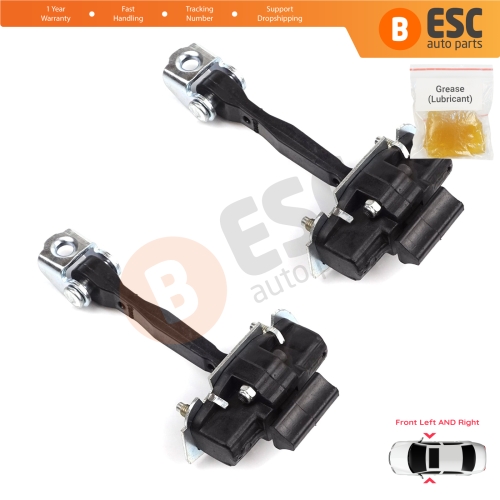 2 Pieces Front Door Hinge Stop Check Strap Limiter for Fiat 500X 334 2014-On 51939940