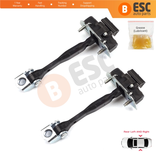 2 Pieces Rear Door Hinge Stop Check Strap Limiter for Fiat 500X 334 2014-On 51939944