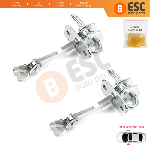 2 Pieces Front Door Hinge Stop Check Strap Limiter for Fiat Idea Lancia Musa 350 2004-2012 51795854