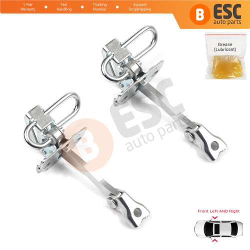 2 Pieces Front Door Hinge Stop Check Strap Limiter for Fiat Idea Lancia Musa 350 2004-2012 51795854