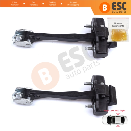 2 Pieces Rear Door Hinge Stop Check Strap Limiter for Alfa Romeo Giulietta 940 2010-2020 50521442	