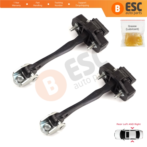 2 Pieces Rear Door Hinge Stop Check Strap Limiter for Alfa Romeo Giulietta 940 2010-2020 50521442	