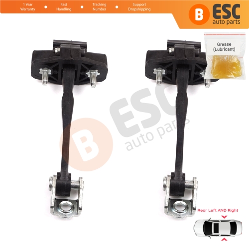2 Pieces Rear Door Hinge Stop Check Strap Limiter for Alfa Romeo Giulietta 940 2010-2020 50521442	