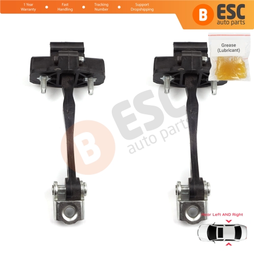 2 Pieces Rear Door Hinge Stop Check Strap Limiter for Alfa Romeo Giulietta 940 2010-2020 50521442	