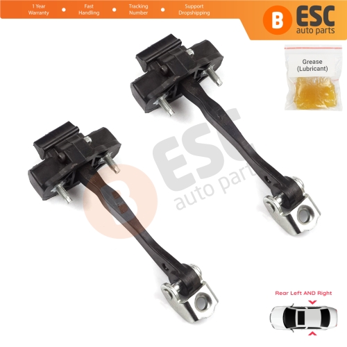 2 Pieces Rear Door Hinge Stop Check Strap Limiter for Alfa Romeo Giulietta 940 2010-2020 50521442	