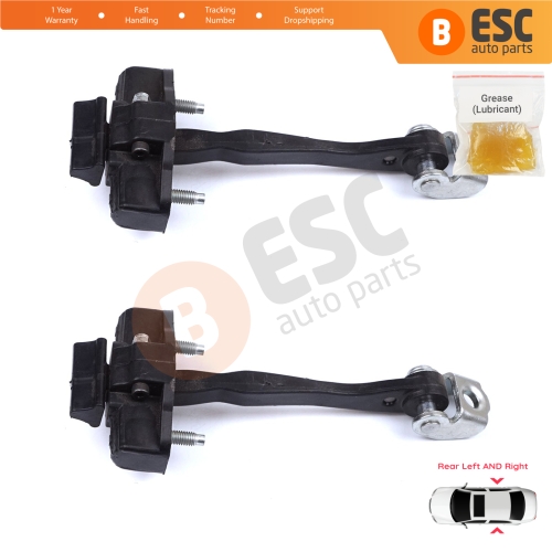 2 Pieces Rear Door Hinge Stop Check Strap Limiter for Alfa Romeo Giulietta 940 2010-2020 50521442	