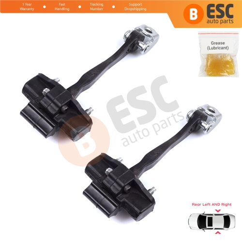 2 Pieces Rear Door Hinge Stop Check Strap Limiter for Alfa Romeo Giulietta 940 2010-2020 50521442	