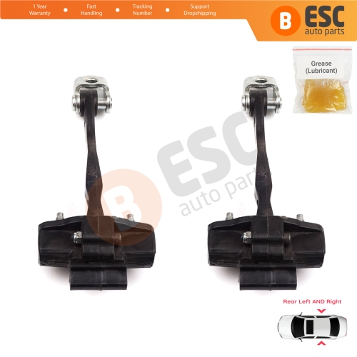 2 Pieces Rear Door Hinge Stop Check Strap Limiter for Alfa Romeo Giulietta 940 2010-2020 50521442	