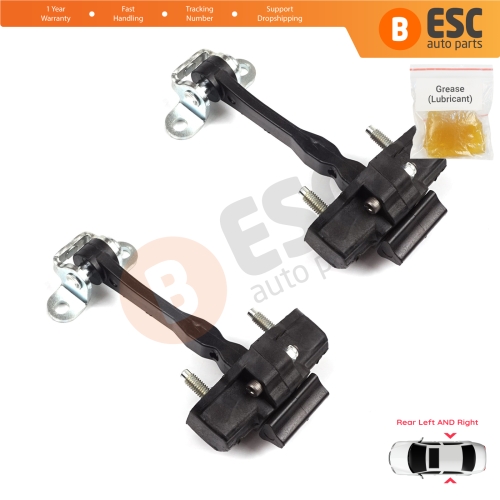 2 Pieces Rear Door Hinge Stop Check Strap Limiter for Alfa Romeo 159 939 2004–2011 50510941