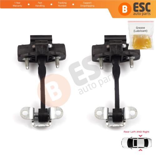2 Pieces Rear Door Hinge Stop Check Strap Limiter for Alfa Romeo 159 939 2004–2011 50510941