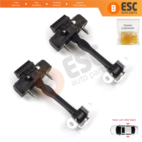 2 Pieces Rear Door Hinge Stop Check Strap Limiter for Alfa Romeo 159 939 2004–2011 50510941