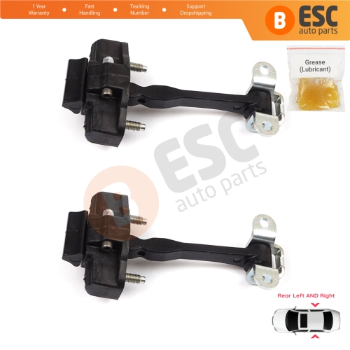 2 Pieces Rear Door Hinge Stop Check Strap Limiter for Alfa Romeo 159 939 2004–2011 50510941