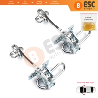 2 Pieces Door Hinge Stop Check Strap Limiter for Lancia Ypsilon MK2 843 2003–2011 3-Door HB 51758391