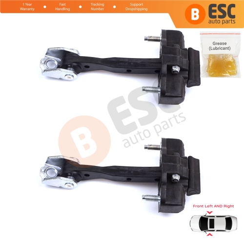 2 Pieces Front Door Hinge Stop Check Strap Limiter for Lancia Ypsilon MK3 846 312 2011-2024 5-Door HB 52049606