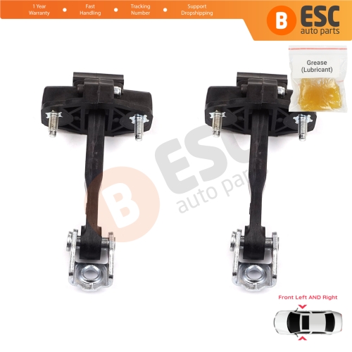 2 Pieces Front Door Hinge Stop Check Strap Limiter for Lancia Ypsilon MK3 846 312 2011-2024 5-Door HB 52049606