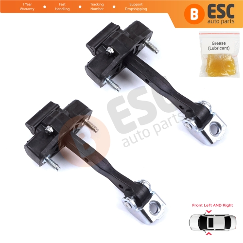 2 Pieces Front Door Hinge Stop Check Strap Limiter for Lancia Ypsilon MK3 846 312 2011-2024 5-Door HB 52049606