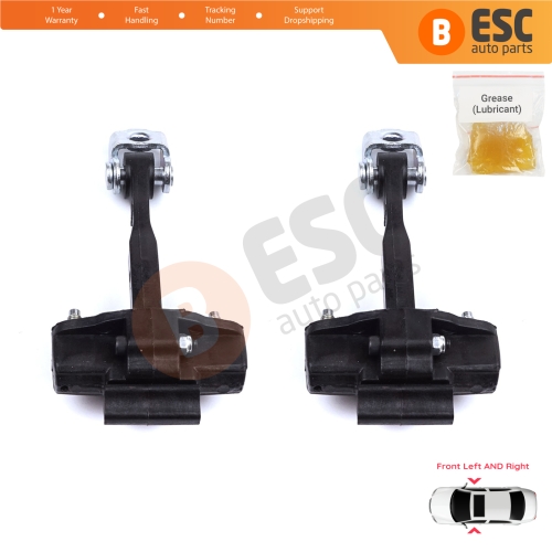 2 Pieces Front Door Hinge Stop Check Strap Limiter for Lancia Ypsilon MK3 846 312 2011-2024 5-Door HB 52049606