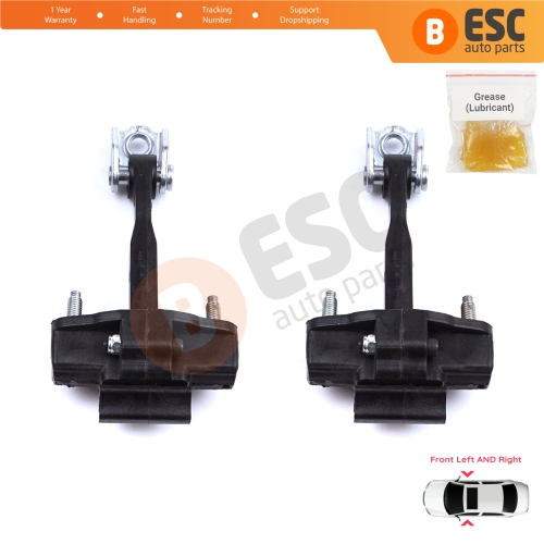 2 Pieces Front Door Hinge Stop Check Strap Limiter for Lancia Ypsilon MK3 846 312 2011-2024 5-Door HB 52049606