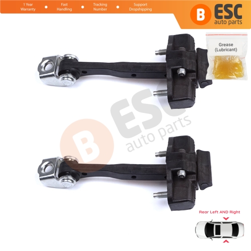 2 Pieces Rear Door Hinge Stop Check Strap Limiter for Lancia Ypsilon MK3 846 312 2011-2024 5-Door HB 51917798