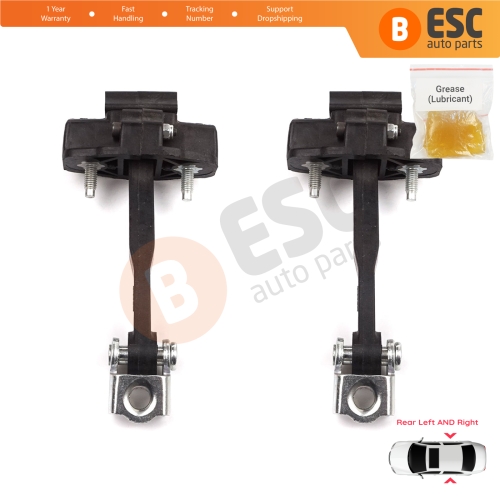 2 Pieces Rear Door Hinge Stop Check Strap Limiter for Lancia Ypsilon MK3 846 312 2011-2024 5-Door HB 51917798