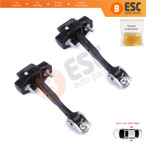 2 Pieces Rear Door Hinge Stop Check Strap Limiter for Lancia Ypsilon MK3 846 312 2011-2024 5-Door HB 51917798