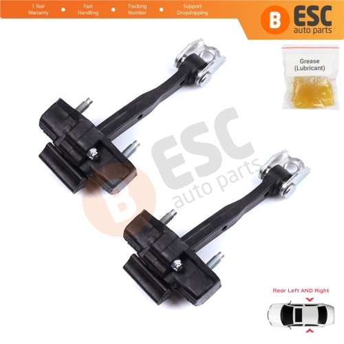 2 Pieces Rear Door Hinge Stop Check Strap Limiter for Lancia Ypsilon MK3 846 312 2011-2024 5-Door HB 51917798