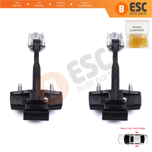 2 Pieces Rear Door Hinge Stop Check Strap Limiter for Lancia Ypsilon MK3 846 312 2011-2024 5-Door HB 51917798