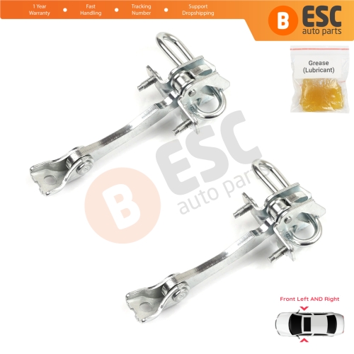 2 Pieces Front Door Hinge Stop Check Strap Limiter for Iveco Daily III IV V VI 1999-On 500314457
