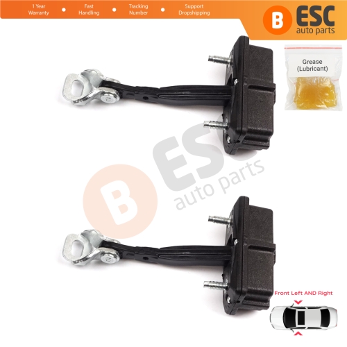 2 Pieces Front Door Hinge Stop Check Strap Limiter for Fiat Panda MK4 312 319 519 2011-2023 52022102