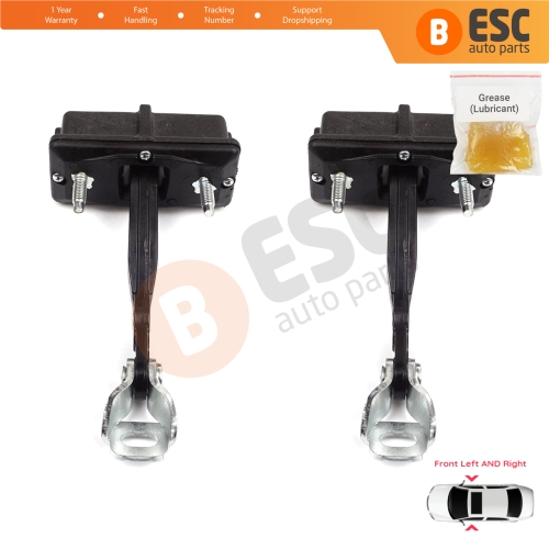 2 Pieces Front Door Hinge Stop Check Strap Limiter for Fiat Panda MK4 312 319 519 2011-2023 52022102