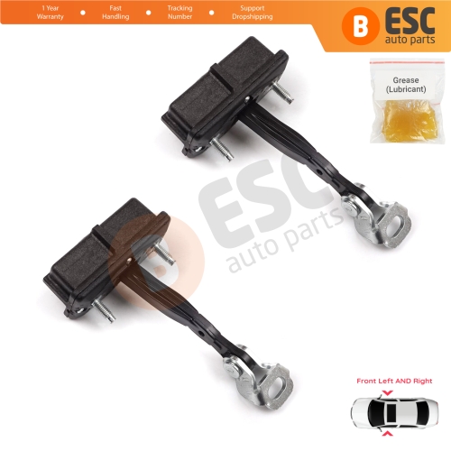 2 Pieces Front Door Hinge Stop Check Strap Limiter for Fiat Panda MK4 312 319 519 2011-2023 52022102