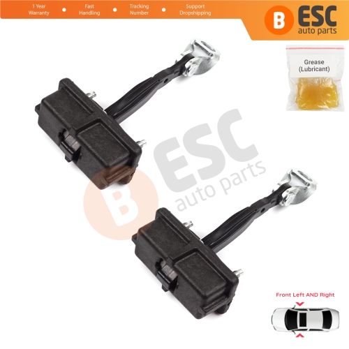 2 Pieces Front Door Hinge Stop Check Strap Limiter for Fiat Panda MK4 312 319 519 2011-2023 52022102