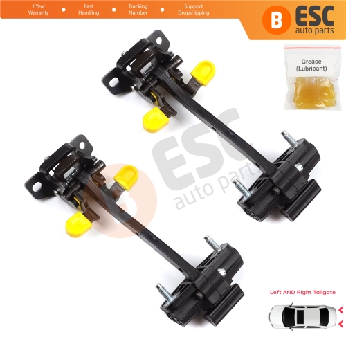 2 Pieces Rear Trunk Door Hinge Stop Check Strap Limiter for Fiat Doblo 263 Opel Combo D 51879452