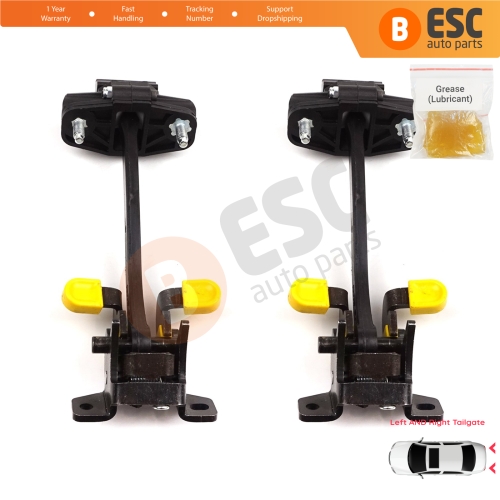 2 Pieces Rear Trunk Door Hinge Stop Check Strap Limiter for Fiat Doblo 263 Opel Combo D 51879452