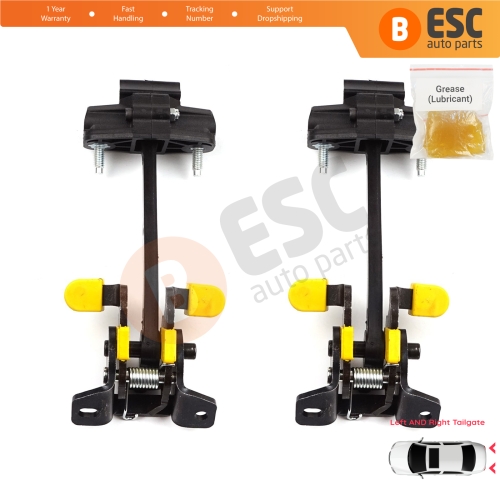 2 Pieces Rear Trunk Door Hinge Stop Check Strap Limiter for Fiat Doblo 263 Opel Combo D 51879452
