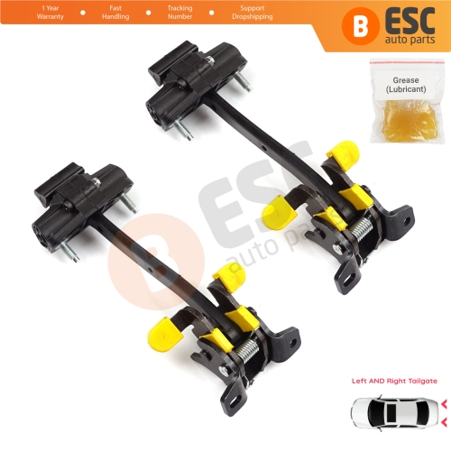 2 Pieces Rear Trunk Door Hinge Stop Check Strap Limiter for Fiat Doblo 263 Opel Combo D 51879452