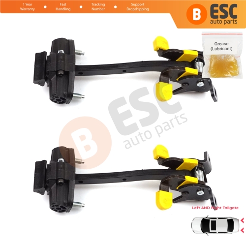 2 Pieces Rear Trunk Door Hinge Stop Check Strap Limiter for Fiat Doblo 263 Opel Combo D 51879452