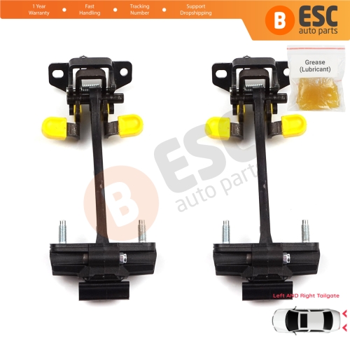2 Pieces Rear Trunk Door Hinge Stop Check Strap Limiter for Fiat Doblo 263 Opel Combo D 51879452