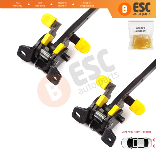 2 Pieces Rear Trunk Door Hinge Stop Check Strap Limiter for Fiat Doblo 263 Opel Combo D 51879452