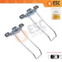 2 Pieces Rear Left and Right Trunk Door Hinge Stop Check Strap Limiter for Iveco Daily 1999-2014 500365957