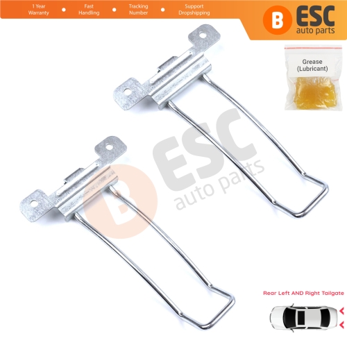 2 Pieces Rear Left and Right Trunk Door Hinge Stop Check Strap Limiter for Iveco Daily 1999-2014 500365957