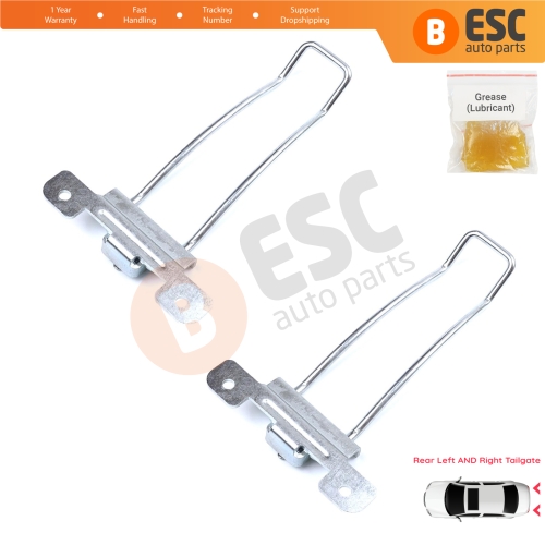 2 Pieces Rear Left and Right Trunk Door Hinge Stop Check Strap Limiter for Iveco Daily 1999-2014 500365957