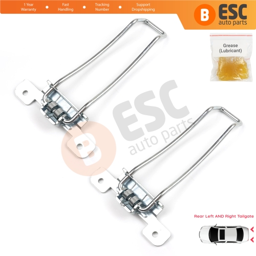 2 Pieces Rear Left and Right Trunk Door Hinge Stop Check Strap Limiter for Iveco Daily 1999-2014 500365957