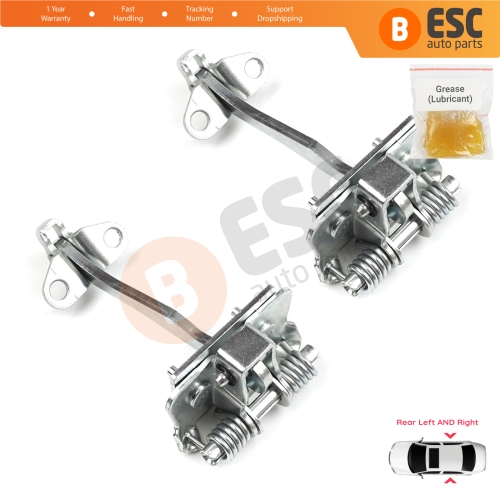 2 Pieces Rear Door Hinge Stop Check Strap Limiter for Citroen C5 MK1 DC/DE 2001-2008 9181G1