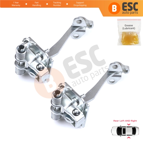 2 Pieces Rear Door Hinge Stop Check Strap Limiter for Citroen C5 MK1 DC/DE 2001-2008 9181G1