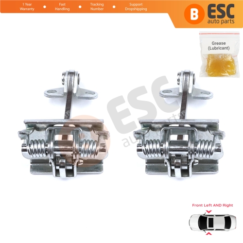 2 Pieces Front Door Hinge Stop Check Strap Limiter for Citroen Xsara N0 N1 N2 N3 1997-2006 9181A9