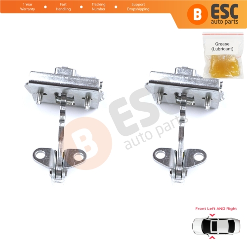 2 Pieces Front Door Hinge Stop Check Strap Limiter for Citroen Xsara N0 N1 N2 N3 1997-2006 9181A9