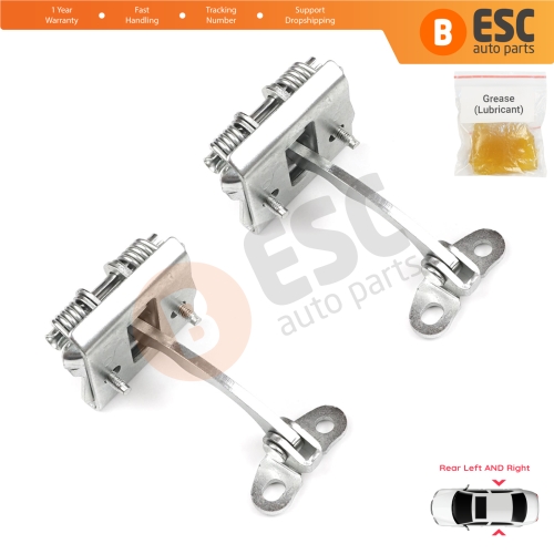 2 Pieces Rear Door Hinge Stop Check Strap Limiter for Citroen Xsara N0 N1 N2 1997-2006 9181C0