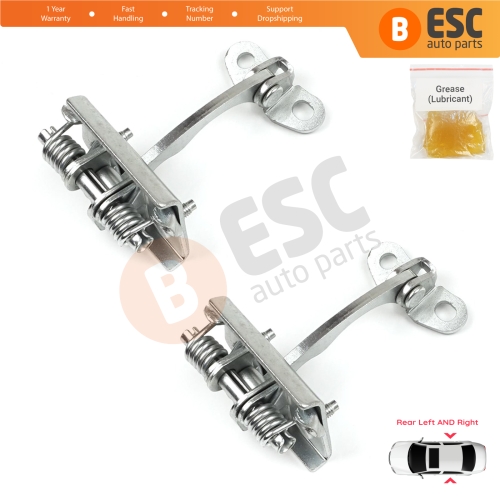 2 Pieces Rear Door Hinge Stop Check Strap Limiter for Citroen Xsara N0 N1 N2 1997-2006 9181C0