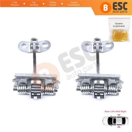 2 Pieces Rear Door Hinge Stop Check Strap Limiter for Citroen Xsara N0 N1 N2 1997-2006 9181C0